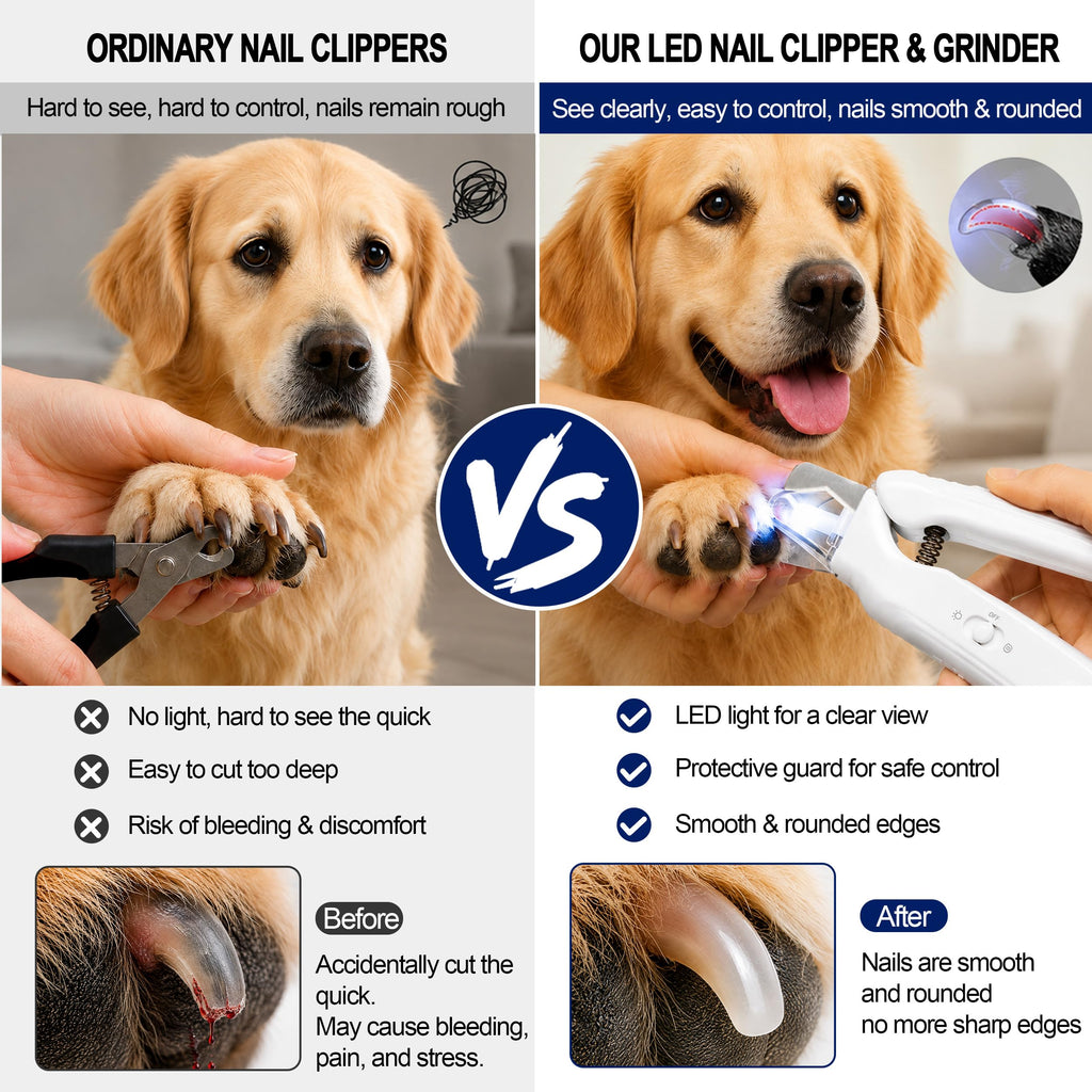 Cortaúñas y limadora eléctrica 2 en 1 para perros y gatos — vista 7
