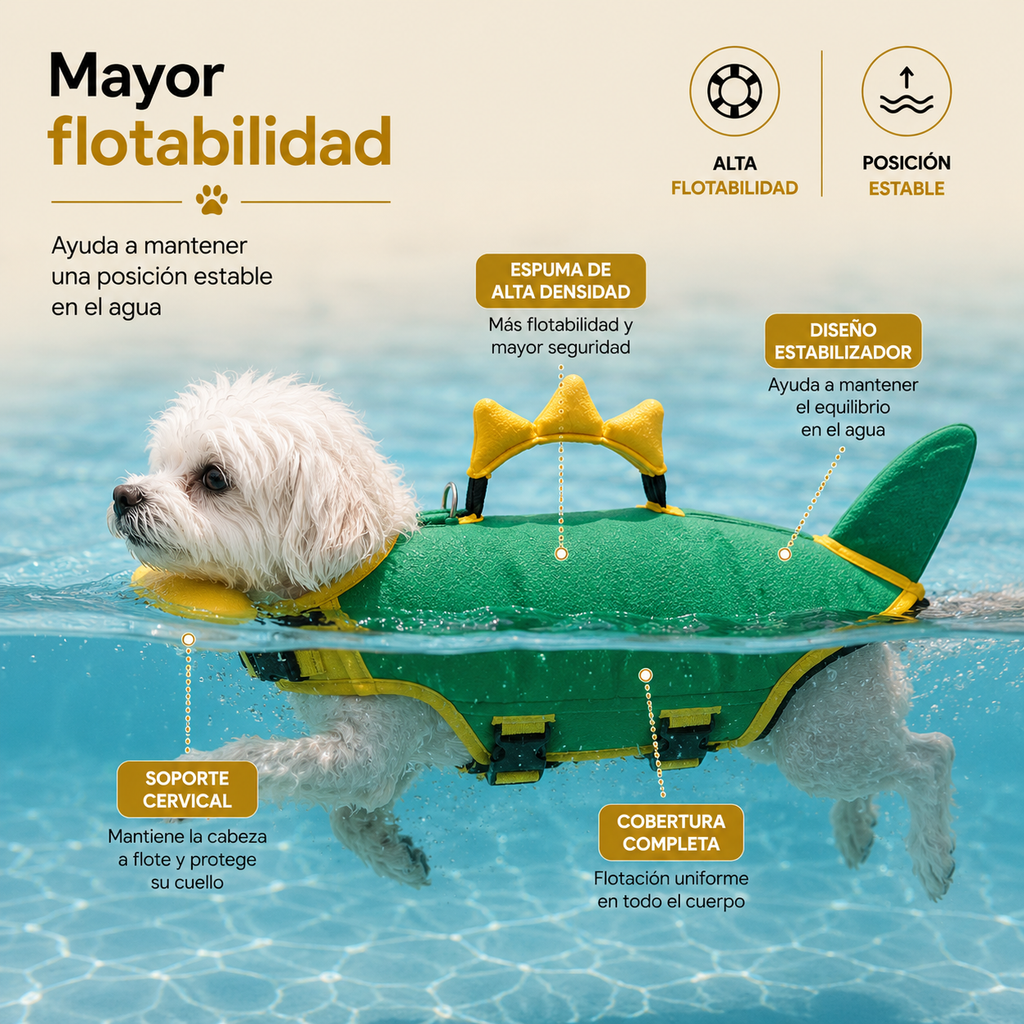 Chaleco Salvavida para Perros