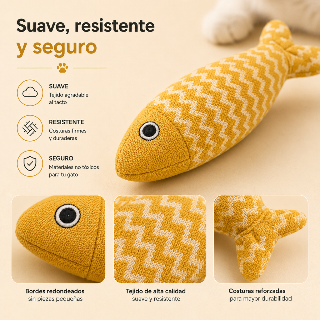 Pack de 3 Peces Para Gatos