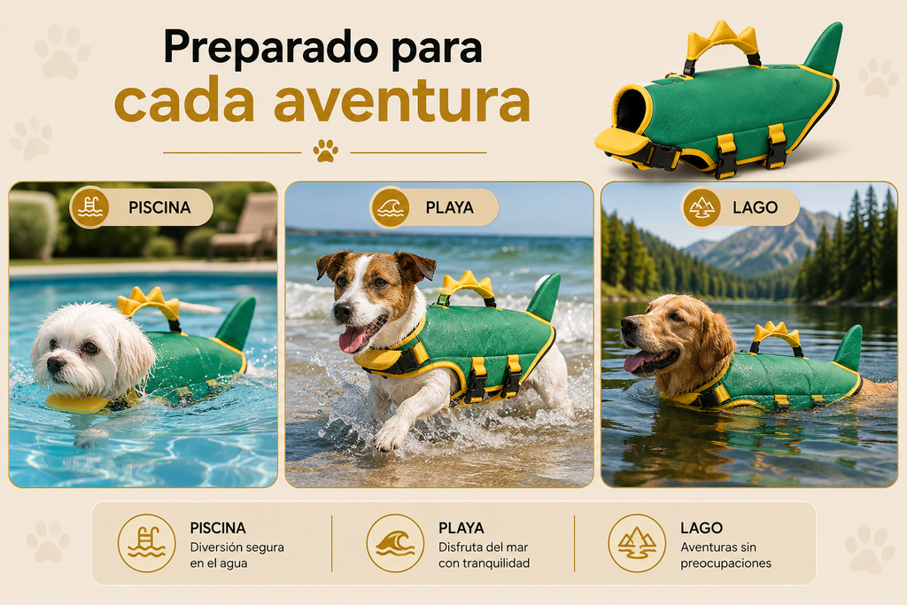 Chaleco Salvavida para Perros