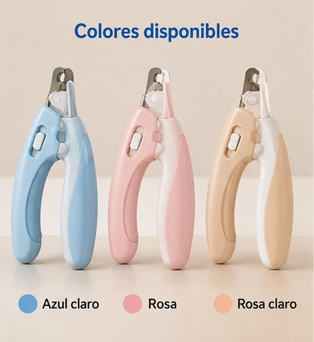 Cortauñas para Mascotas con Luz LED