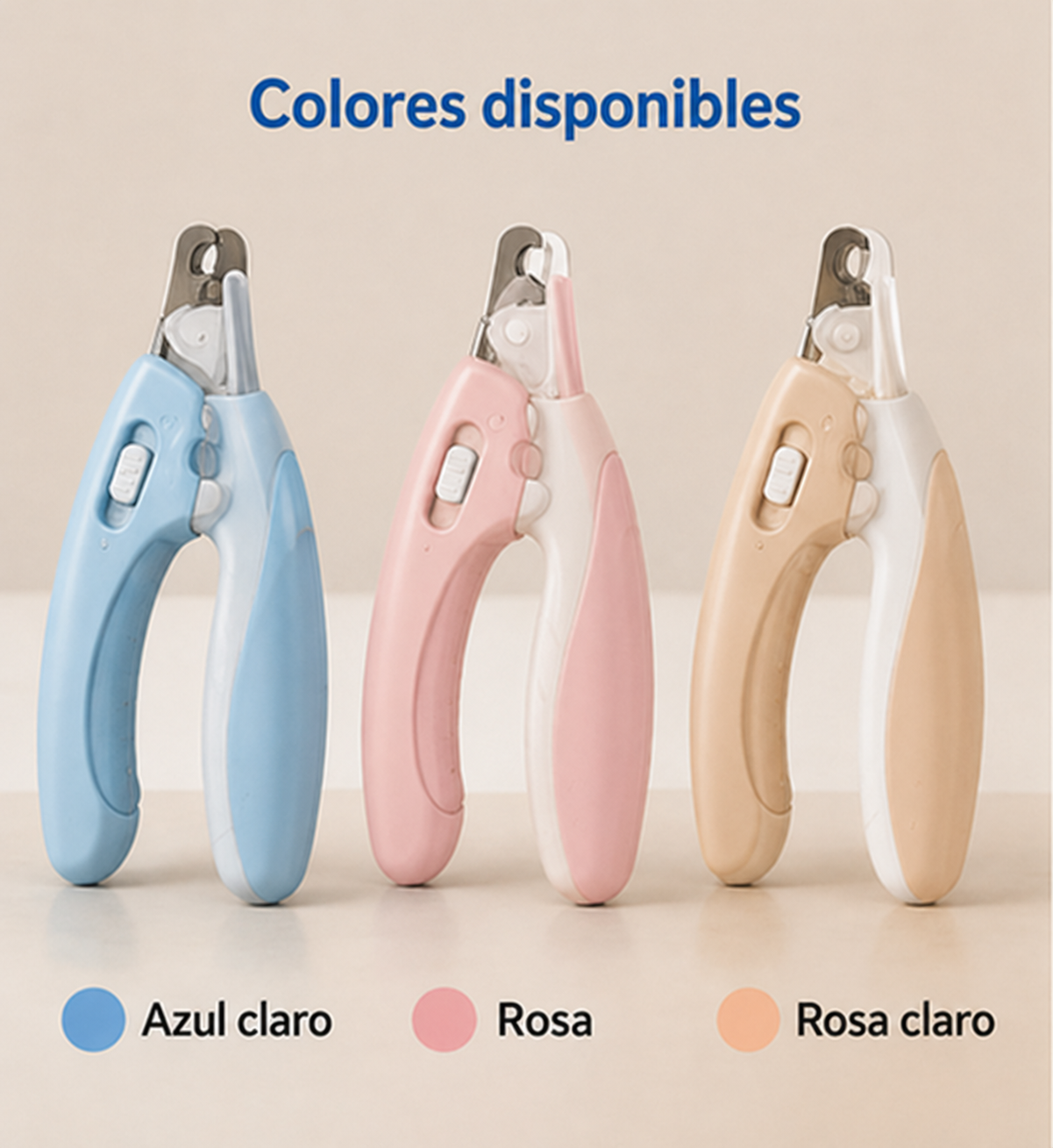 Cortauñas para Mascotas con Luz LED