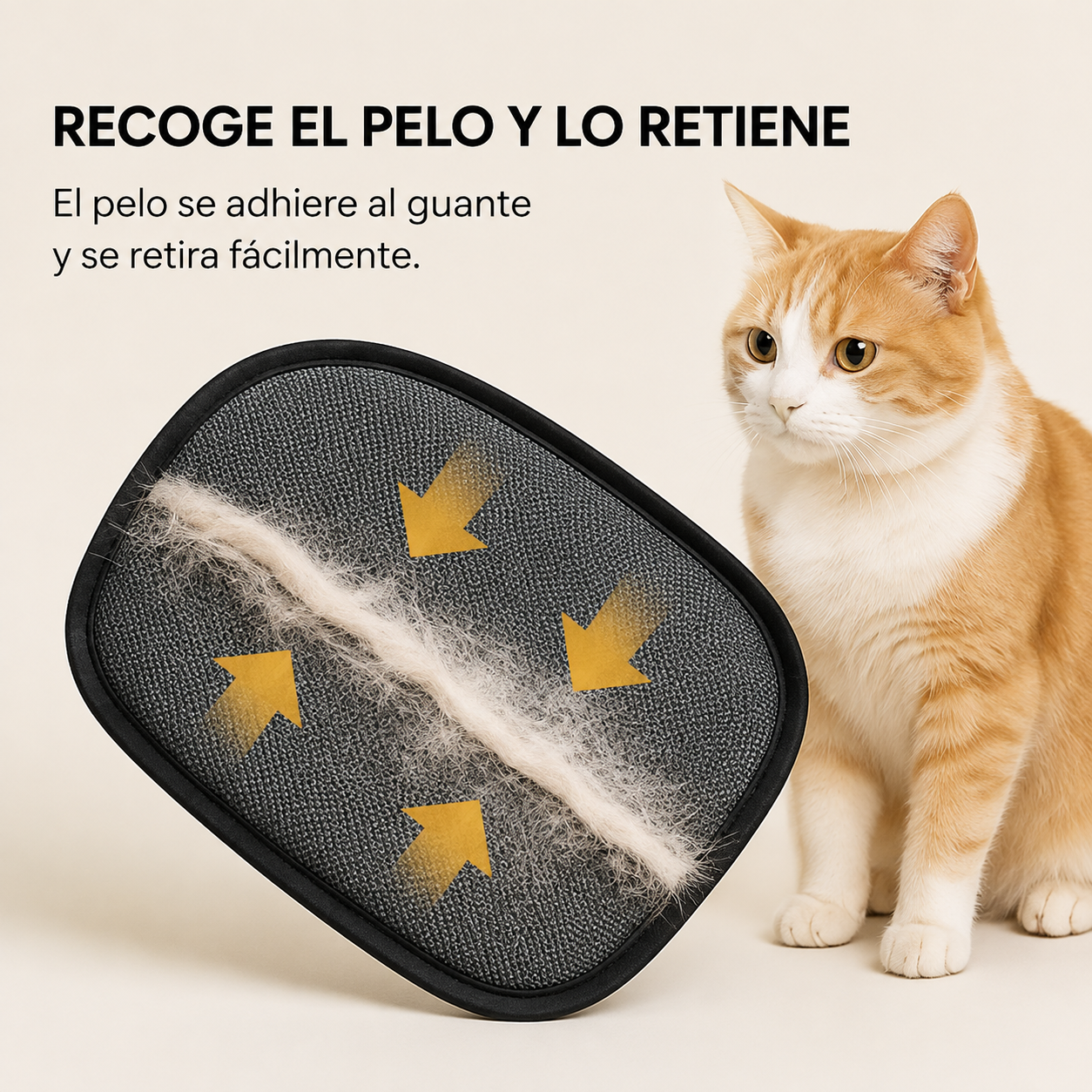 Guante Quitapelos 2 en 1 para Perros y Gatos – Limpieza y Masaje