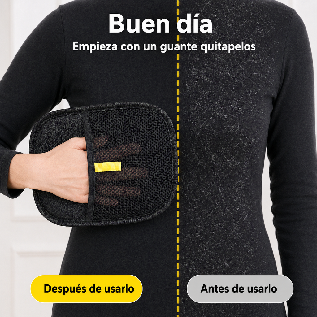 Guante Quitapelos 2 en 1 para Perros y Gatos – Limpieza y Masaje