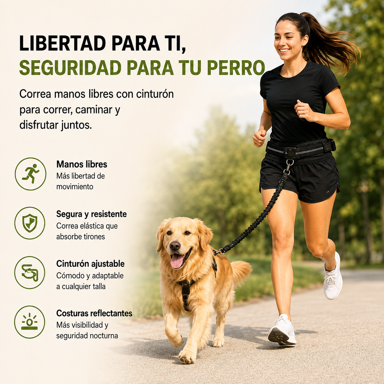 Correa Manos Libres para Perros