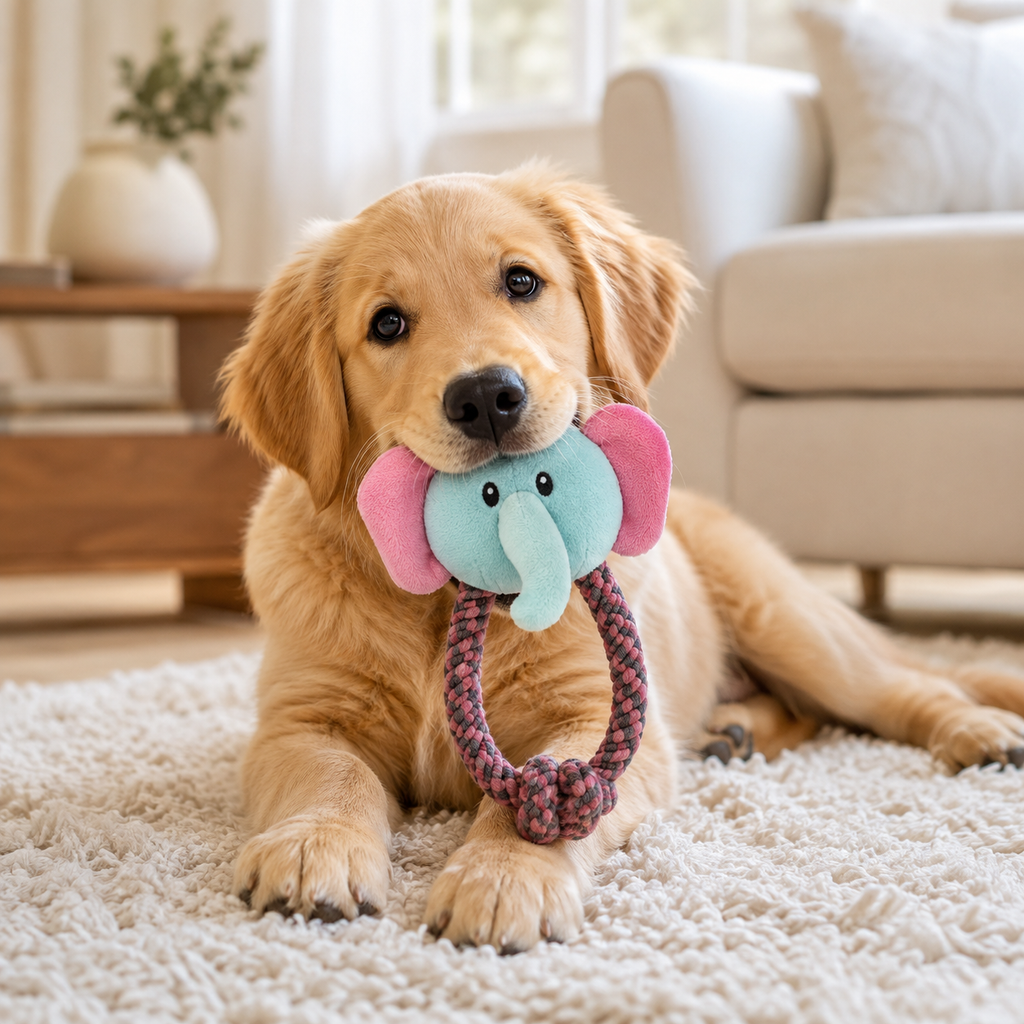 Juguete Dental de Cuerda para Perros