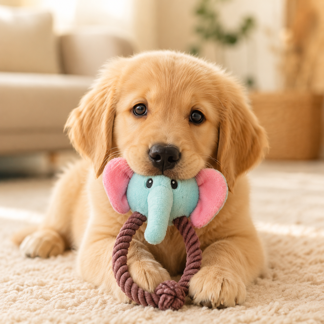 Juguete Dental de Cuerda para Perros