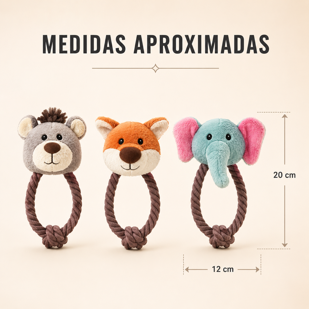 Juguete Dental de Cuerda para Perros