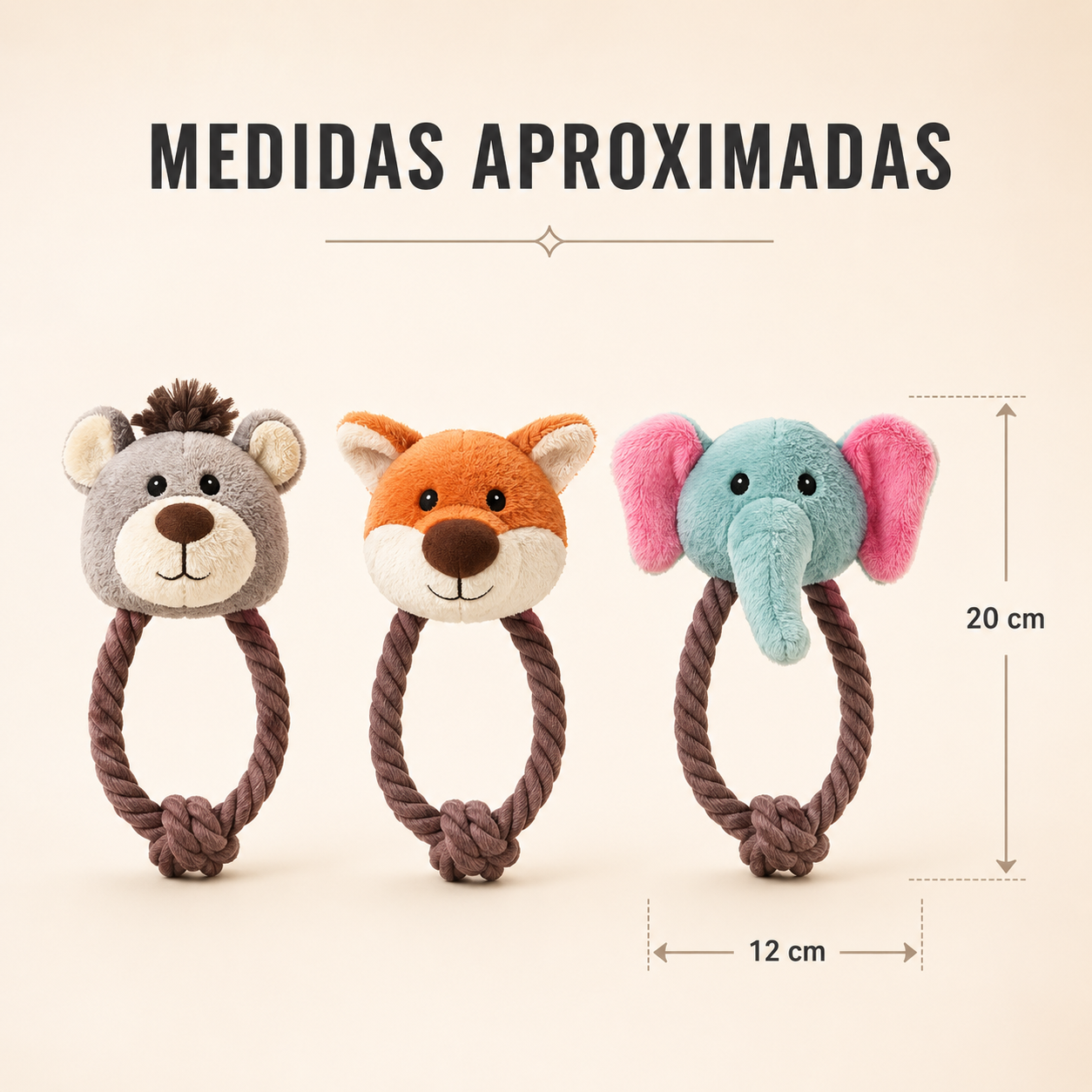Juguete Dental de Cuerda para Perros