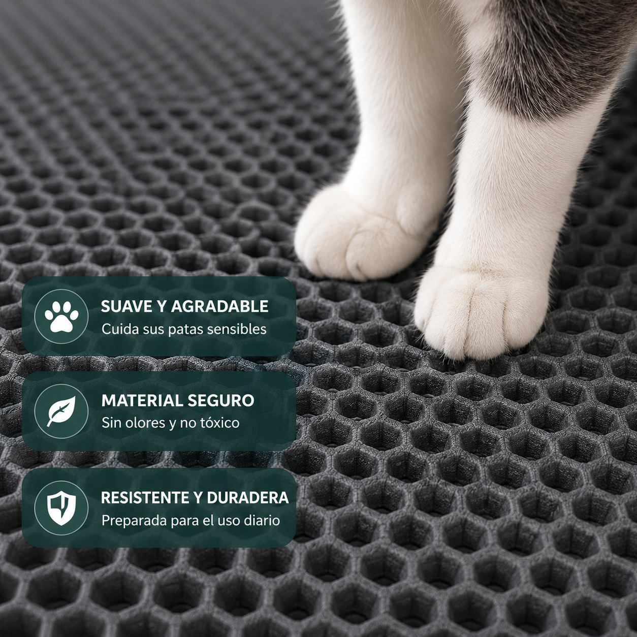 Alfombrilla Atrapa Arena para Gatos