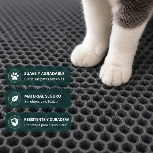 Alfombrilla Atrapa Arena para Gatos