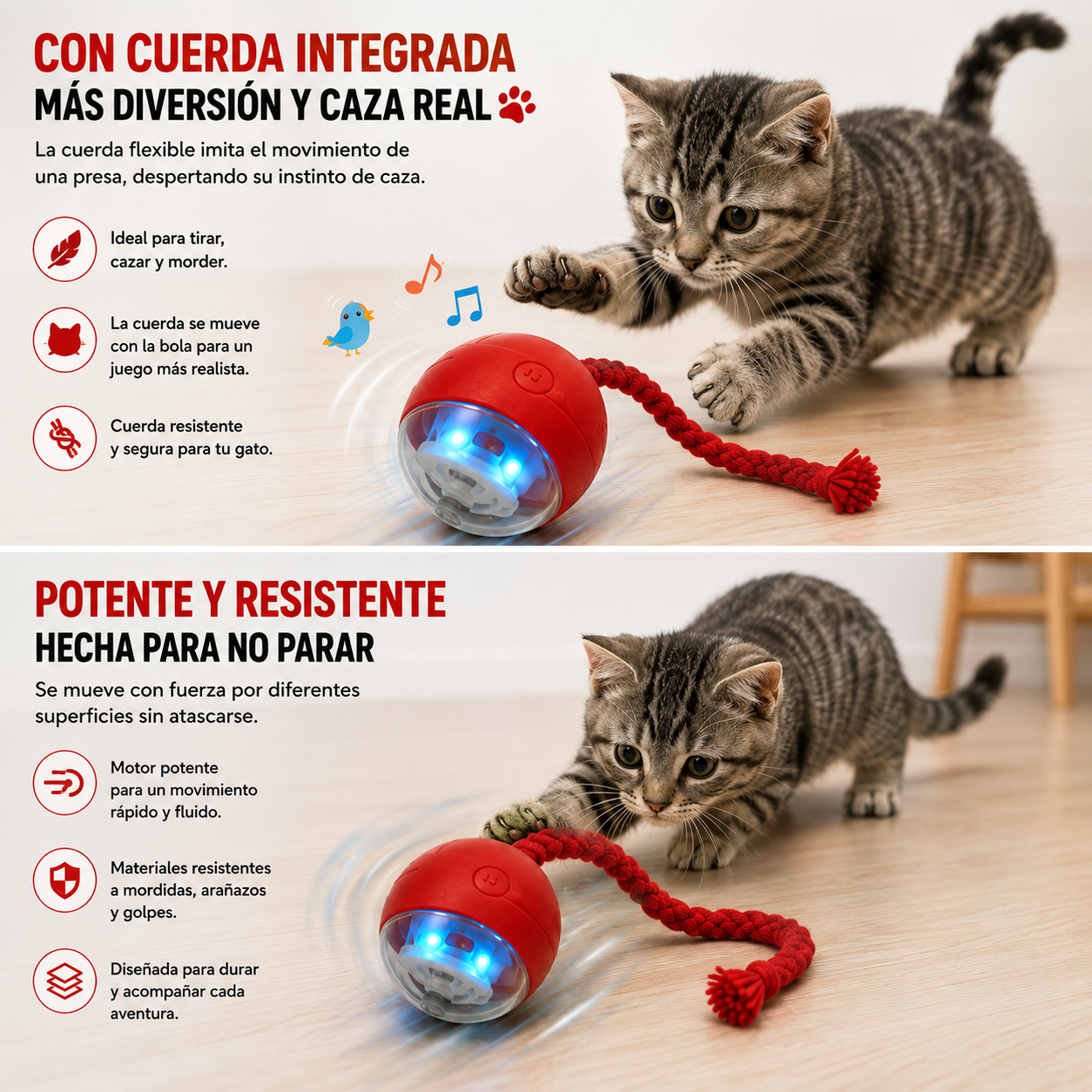 Bola Interactiva Inteligente para Gatos