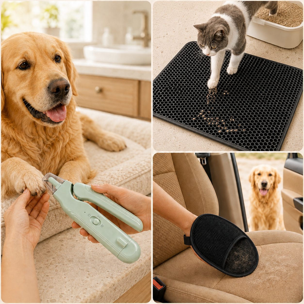 Kit Higiene Gato · Pack de 3