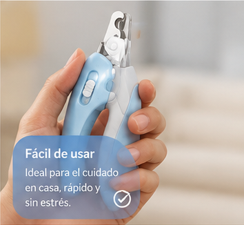 Cortauñas para Mascotas con Luz LED