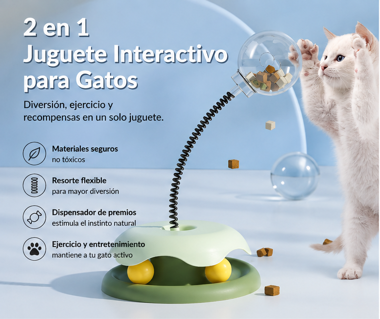 Juguete Interactivo con Dispensador de Premio